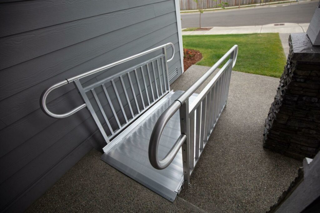 Residential wheelchair ramp