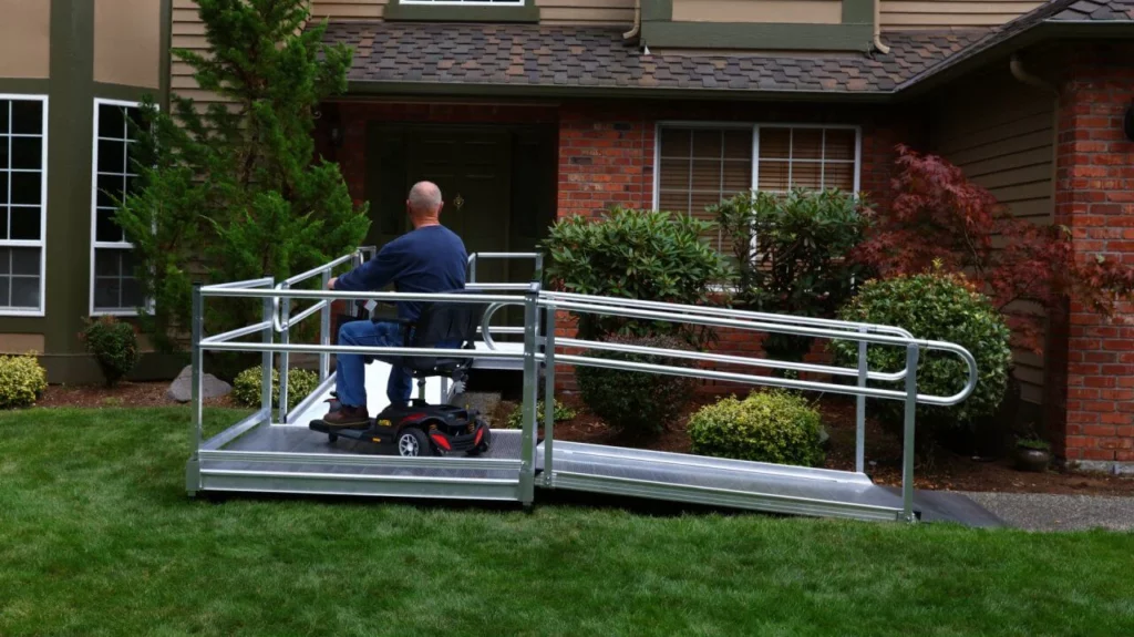 Accessible wheelchair ramp